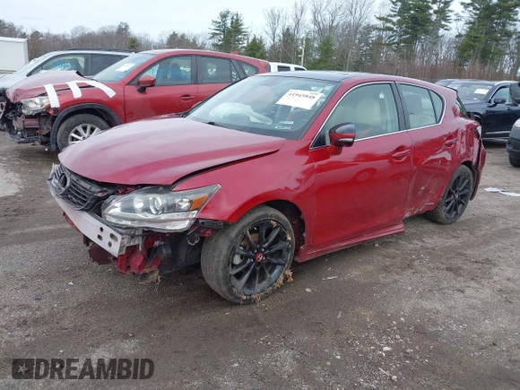 2012 Lexus CT 200h with VIN JTHKD5BH3C2117141, listed as a IAAI auction lot 41945848 with 100,299 mi miles and . Bid and sale history available at DreamBid. Image 19.