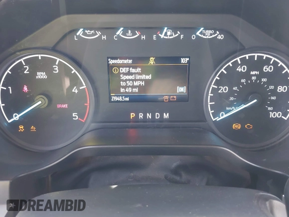 2023 Ford F-250 XL with VIN 1FT7W2BT2PEE13065, listed as a IAAI auction lot 42499481 with 21,948 mi miles and . Bid and sale history available at DreamBid. Image 7.