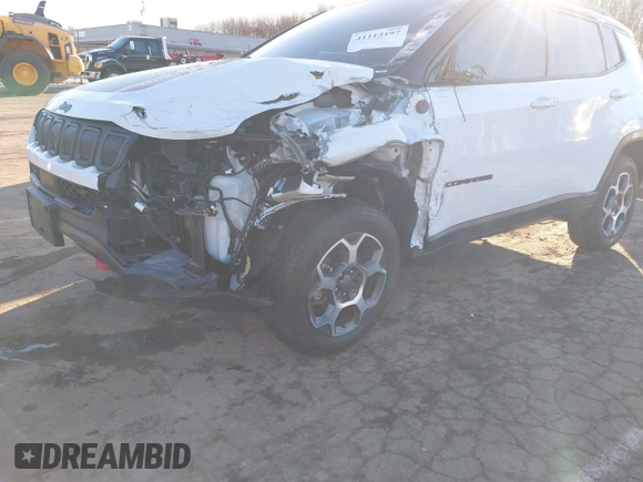2022 Jeep Compass Trailhawk с VIN 3C4NJDDB4NT156834, выставлен на аукционе IAAI как лот 41113197 с пробегом 28 974 миль миль и . История ставок и продаж доступна на DreamBid. Изображение 17.