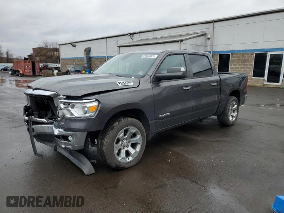 2019 Ram 1500 Big Horn/Lone Star with VIN 1C6SRFFT9KN644239, listed as a Copart auction lot 51604025 with 72,375 mi miles and Salvage Title. Bid and sale history available at carsss.com. Image 1.