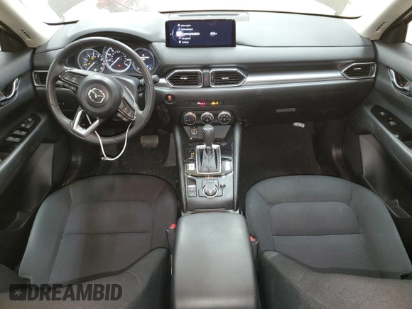 2023 Mazda CX-5 2.5 S with VIN JM3KFBAMXP0209820, listed as a Copart auction lot 43739645 with 9,653 mi miles and Salvage Title. Bid and sale history available at carsss.com. Image 8.
