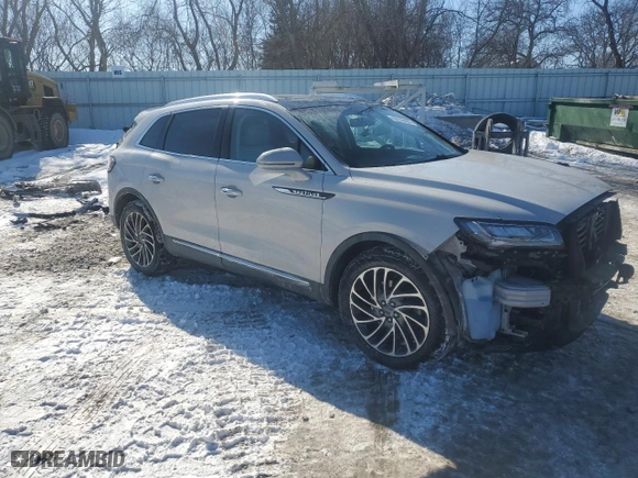 2019 Lincoln Nautilus Reserve with VIN 2LMPJ8LP0KBL66836, listed as a Copart auction lot 46239495 with 123,793 mi miles and Salvage Title. Bid and sale history available at carsss.com. Image 4.
