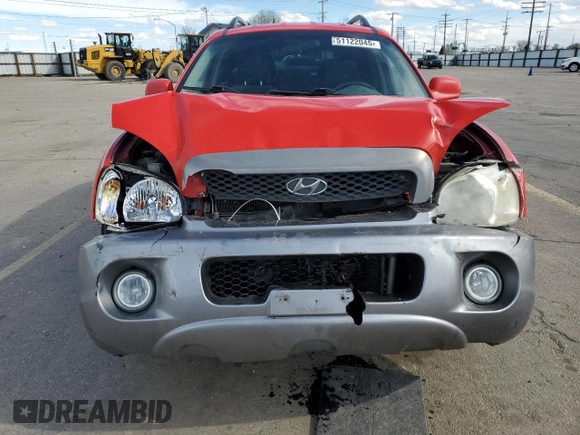 2003 Hyundai Santa Fe LX with VIN KM8SC73E93U489541, listed as a Copart auction lot 51122045 with 164,814 mi miles and Salvage Title. Bid and sale history available at carsss.com. Image 5.