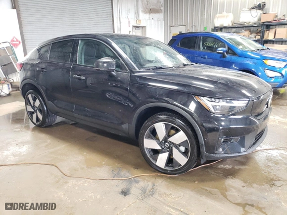 2023 Volvo C40 Recharge Pure Electric Ultimate with VIN YV4ED3GM3P2066963, listed as a Copart auction lot 52029074 with 11072 miles. Bid and sale history available at carsss.com. Image 4.