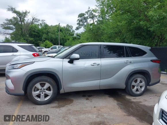 2020 Toyota Highlander LE with VIN 5TDZZRAH6LS027761, listed as a IAAI auction lot 42034714 with 90,546 mi miles and . Bid and sale history available at DreamBid. Image 14.