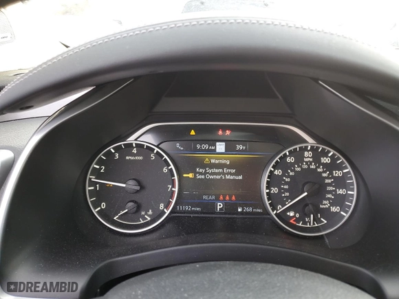 2023 Nissan Murano SL with VIN 5N1AZ2CS6PC126158, listed as a Copart auction lot 42847175 with 11,192 mi miles and Salvage Title. Bid and sale history available at carsss.com. Image 9.
