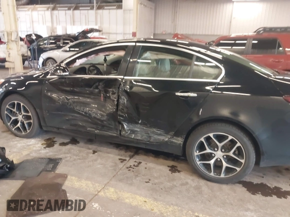 2014 Buick Regal Premium II with VIN 2G4GR5GX6E9186902, listed as a IAAI auction lot 41666086 with 101,004 mi miles. Bid and sale history available at carsss.com. Image 14.