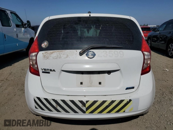 2016 Nissan Note S with VIN 3N1CE2CP7GL387326, listed as a Copart auction lot 62388505 with 155,267 mi miles and Clean title. Bid and sale history available at DreamBid. Image 6.