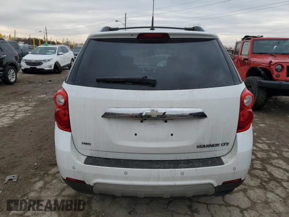2011 Chevrolet Equinox LTZ with VIN 2CNFLGEC3B6379997, listed as a Copart auction lot 46291455 with 134,911 mi miles and Salvage Title. Bid and sale history available at carsss.com. Image 6.