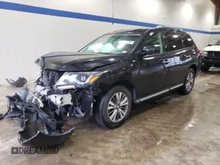 2018 Nissan Pathfinder SL with VIN 5N1DR2MM6JC623411, listed as a Copart auction lot 84332754 with 69,410 mi miles and Salvage Title. Bid and sale history available at carsss.com. Image 1.