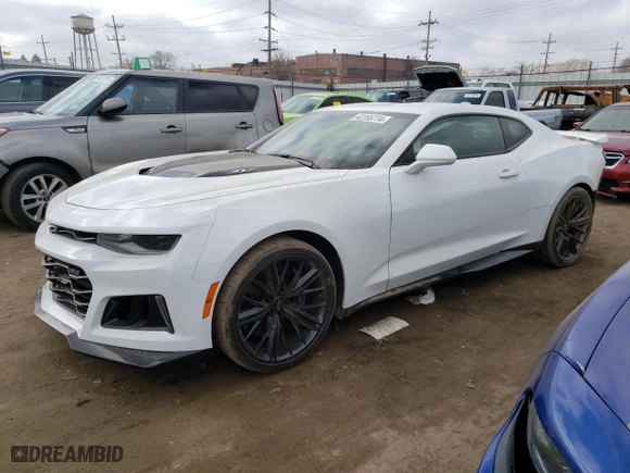 2022 Chevrolet Camaro ZL1 with VIN 1G1FK1R6XN0106778, listed as a Copart auction lot 42285774 with 7,880 mi miles and Non Repairable. Bid and sale history available at carsss.com. Image 1.