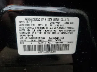 2011 Infiniti G37 x z VIN JN1CV6AR9BM352569, wystawiony jako Copart lot #53304295 z przebiegiem 162 279 mil mil oraz Czysty tytuł • Clean title. Historia ofert i sprzedaży dostępna na DreamBid. Obrazek 12.