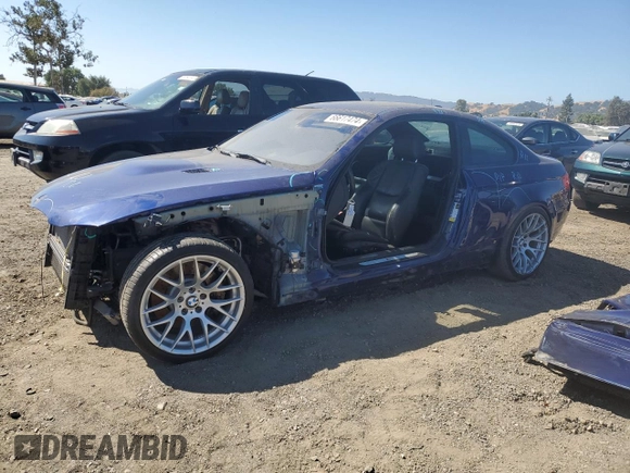 2011 BMW M3 with VIN WBSKG9C5XBE369317, listed as a Copart auction lot 66617474 with 55,153 mi miles and Salvage Title. Bid and sale history available at carsss.com. Image 1.