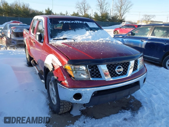 2007 Nissan Frontier LE with VIN 1N6AD07W27C434283, listed as a IAAI auction lot 41579885 with 109,600 mi miles and . Bid and sale history available at DreamBid. Image 1.