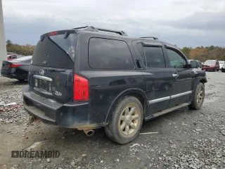 2005 Infiniti QX56 with VIN 5N3AA08A65N813953, listed as a Copart auction lot 83838814 with 168,503 mi miles and Salvage Title. Bid and sale history available at carsss.com. Image 3.