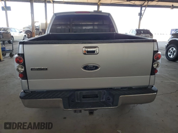 2005 Ford F-150 XLT with VIN 1FTPW12505KF07827, listed as a Copart auction lot 62026695 with Not provided miles and Salvage title. Bid and sale history available at DreamBid. Image 6.