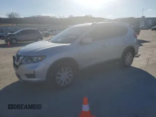 2017 Nissan Rogue SV with VIN KNMAT2MT6HP522582, listed as a Copart auction lot 88876195 with 157,786 mi miles and Salvage title. Bid and sale history available at DreamBid. Image 1.
