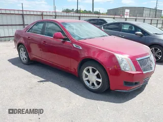 2008 Cadillac CTS RWD w/1SA with VIN 1G6DF577880160755, listed as a IAAI auction lot 42035831 with 1 mi miles. Bid and sale history available at carsss.com. Image 1.