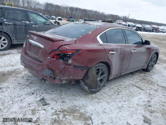 2012 Nissan Maxima 3.5 SV with VIN 1N4AA5AP0CC828343, listed as a IAAI auction lot 41635519 with 199,099 mi miles. Bid and sale history available at carsss.com. Image 4.