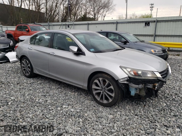 2014 Honda Accord Sport with VIN 1HGCR2F57EA008259, listed as a Copart auction lot 53229815 with 133,814 mi miles and Clean Title. Bid and sale history available at DreamBid. Image 4.