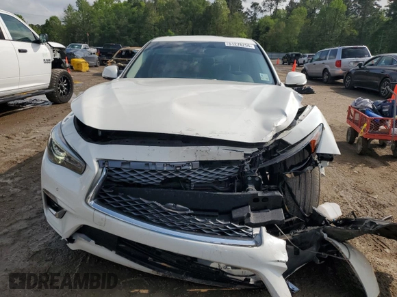 2021 Infiniti Q50 Luxe z VIN JN1EV7BP9MM700840, wystawiony jako Copart lot #51278255 z przebiegiem 38 056 mil mil oraz Szkoda całkowita • Salvage title. Historia ofert i sprzedaży dostępna na DreamBid. Obrazek 5.