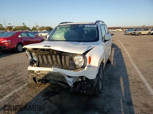 2018 Jeep Renegade Latitude with VIN ZACCJABB6JPG90511, listed as a Copart auction lot 52104325 with 61,986 mi miles and Salvage Title. Bid and sale history available at carsss.com. Image 11.