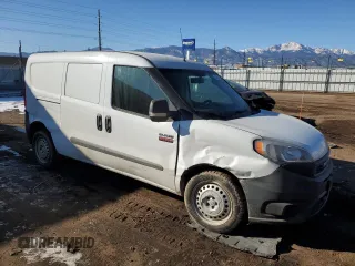 2019 Ram ProMaster City Wagon with VIN ZFBHRFAB3K6M70389, listed as a Copart auction lot 42609865 with 34,236 mi miles and Salvage Title. Bid and sale history available at carsss.com. Image 4.