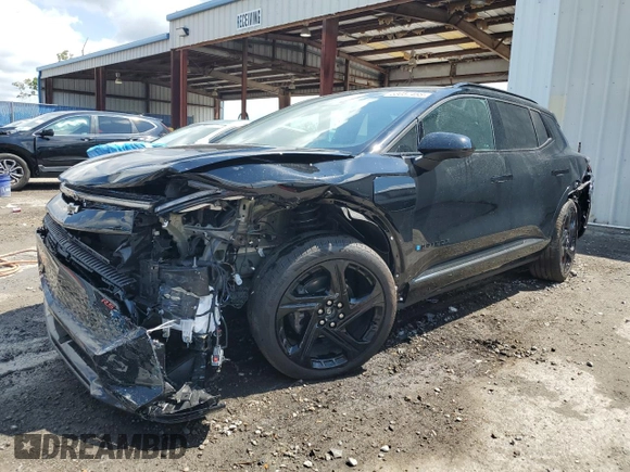 2025 Chevrolet Equinox EV RS z VIN 3GN7DSRP7SS124364, wystawiony jako Copart lot #53057455 z przebiegiem 4624 mil mil oraz Szkoda całkowita • Salvage title. Historia ofert i sprzedaży dostępna na DreamBid. Obrazek 1.