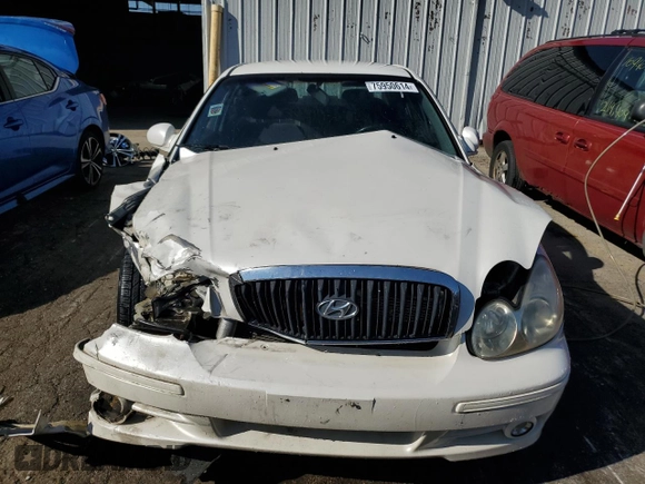 2004 Hyundai Sonata with VIN KMHWF25H14A007148, listed as a Copart auction lot 75950614 with 0 mi miles and Salvage Title. Bid and sale history available at carsss.com. Image 5.
