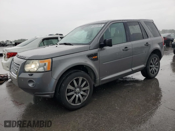 2008 Land Rover LR2 HSE with VIN SALFR24N38H062077, listed as a Copart auction lot 54523575 with Not provided miles and Salvage title. Bid and sale history available at DreamBid. Image 1.
