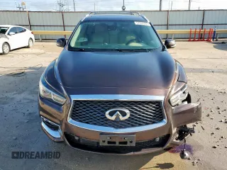 2019 Infiniti QX60 Pure with VIN 5N1DL0MN0KC504592, listed as a Copart auction lot 57896385 with 99,185 mi miles and Salvage title. Bid and sale history available at DreamBid. Image 5.