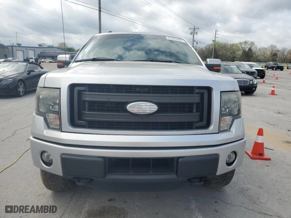 2014 Ford F-150 XL with VIN 1FTFW1ET5EFB42348, listed as a Copart auction lot 51623435 with 156,254 mi miles and Salvage Title. Bid and sale history available at carsss.com. Image 5.