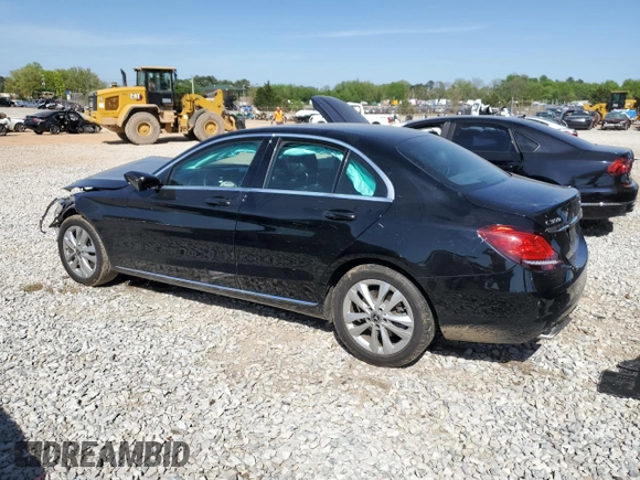 2019 Mercedes-Benz C 300 with VIN 55SWF8DBXKU294402, listed as a Copart auction lot 52570985 with 51,995 mi miles and Salvage Title. Bid and sale history available at DreamBid. Image 2.