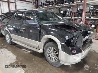 2010 Ford Expedition Max Eddie Bauer z VIN 1FMJK1J50AEB54836, wystawiony jako IAAI lot #40924121 z przebiegiem 194 545 mil mil oraz . Historia ofert i sprzedaży dostępna na DreamBid. Obrazek 1.