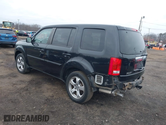 2013 Honda Pilot EX-L with VIN 5FNYF4H71DB021487, listed as a IAAI auction lot 41272308 with 188,217 mi miles and . Bid and sale history available at DreamBid. Image 3.