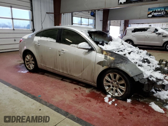 2013 Buick Regal with VIN 2G4GR5ER9D9135123, listed as a Copart auction lot 45899665 with Not provided miles and Salvage title. Bid and sale history available at DreamBid. Image 4.