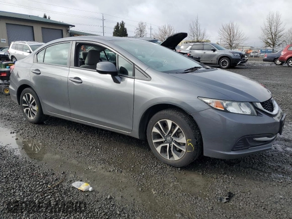2013 Honda Civic EX with VIN 19XFB2F81DE243410, listed as a Copart auction lot 47586305 with 103,639 mi miles and Salvage Title. Bid and sale history available at DreamBid. Image 4.