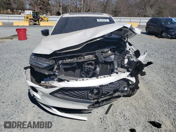2022 Acura MDX w/A-Spec Package with VIN 5J8YE1H02NL032874, listed as a Copart auction lot 46154755 with 0 mi miles and Salvage Title. Bid and sale history available at carsss.com. Image 5.