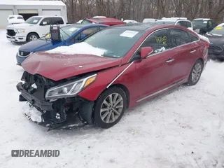 2016 Hyundai Sonata Sport with VIN 5NPE34AF2GH434361, listed as a IAAI auction lot 41223412 with 147,600 mi miles and . Bid and sale history available at DreamBid. Image 17.