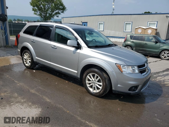 2017 Dodge Journey SXT with VIN 3C4PDDBG5HT575049, listed as a Copart auction lot 59027625 with 71,603 mi miles and Salvage title. Bid and sale history available at DreamBid. Image 4.