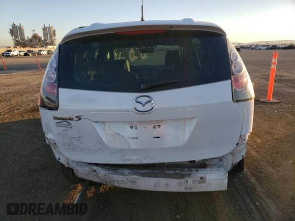 2007 Mazda 5 Touring with VIN JM1CR293270154246, listed as a Copart auction lot 77978233 with 126,475 mi miles and Salvage Title. Bid and sale history available at carsss.com. Image 6.