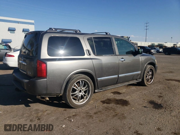 2005 Infiniti QX56 with VIN 5N3AA08A05N809025, listed as a Copart auction lot 70888204 with 0 mi miles and Salvage Title. Bid and sale history available at carsss.com. Image 3.