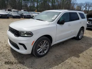2024 Dodge Durango GT with VIN 1C4RDJDG2RC157212, listed as a Copart auction lot 53964725 with 30,063 mi miles and Salvage Title. Bid and sale history available at carsss.com. Image 1.