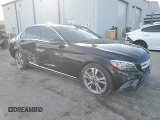 2020 Mercedes-Benz C with VIN WDDWF8DB2LR563401, listed as a Copart auction lot 87764985 with 46,262 mi miles and Salvage Title. Bid and sale history available at carsss.com. Image 4.