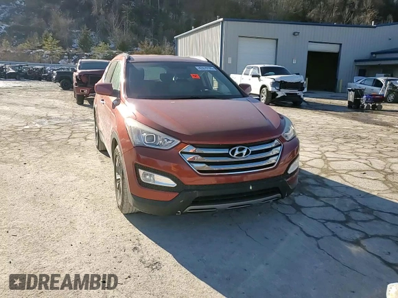 2014 Hyundai Santa Fe Sport with VIN 5XYZU3LB7EG185515, listed as a Copart auction lot 42679185 with 140,742 mi miles and Salvage Title. Bid and sale history available at carsss.com. Image 12.