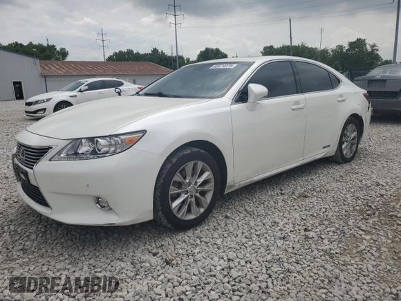 2014 Lexus ES 300h with VIN JTHBW1GG7E2049643, listed as a Copart auction lot 60874975 with 137,188 mi miles and Salvage title. Bid and sale history available at DreamBid. Image 1.