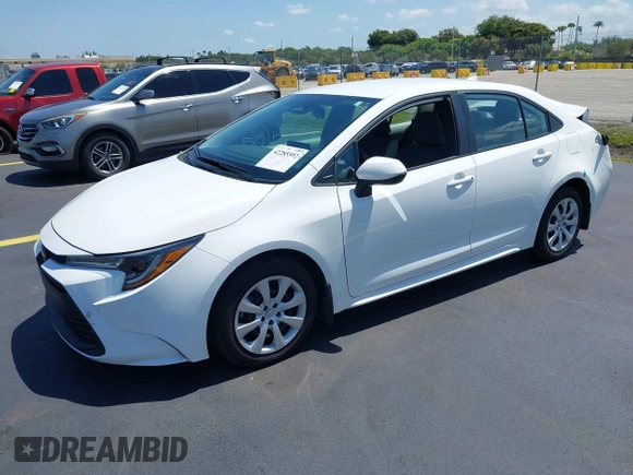 2024 Toyota Corolla LE with VIN 5YFB4MDE5RP205598, listed as a IAAI auction lot 42285592 with 11,753 mi miles and . Bid and sale history available at DreamBid. Image 17.