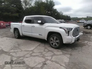 2024 Toyota Tundra Capstone Hybrid with VIN 5TFVC5DB3RX062793, listed as a IAAI auction lot 40829567 with 15,683 mi miles and . Bid and sale history available at DreamBid. Image 1.