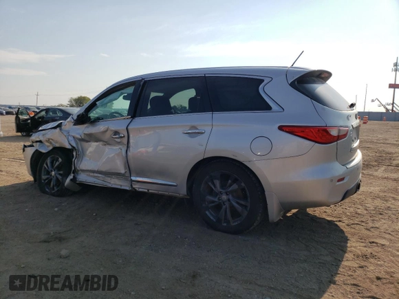 2013 Infiniti JX35 with VIN 5N1AL0MM0DC312554, listed as a Copart auction lot 72746054 with 256,514 mi miles and Salvage Title. Bid and sale history available at carsss.com. Image 2.