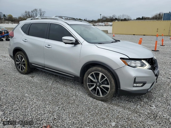 2019 Nissan Rogue SL with VIN 5N1AT2MTXKC757173, listed as a Copart auction lot 51873085 with 83,190 mi miles and Salvage Title. Bid and sale history available at carsss.com. Image 4.